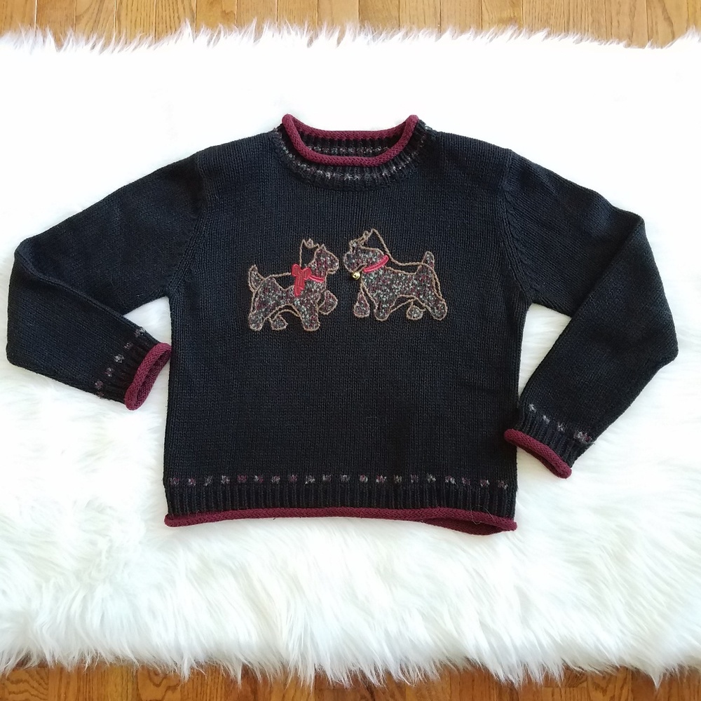 Scottie dog sweater by Christopher & Banks